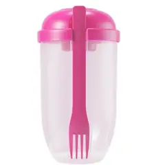 GENERICO - Taza de ensalada portátil Desayuno Avena Nuez Yogur