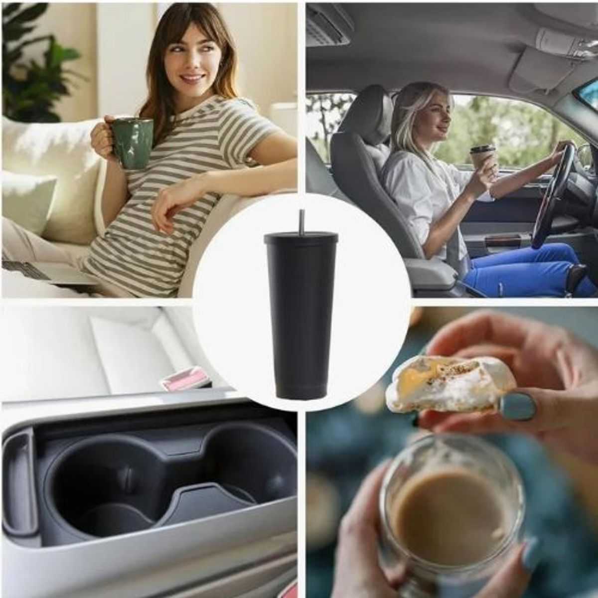 GENERICO - Vaso Termico Mug 750 Ml Acero Inoxidable Frio Y Calor