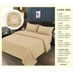 GENERICO - JUEGO DE SABANAS 100% ALGODON SUAVES Y CÁLIDAS