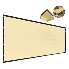 KUANGYE - Toldo Vela Terraza Lona Sombreadora Toldo Jardin 4x3 Metros