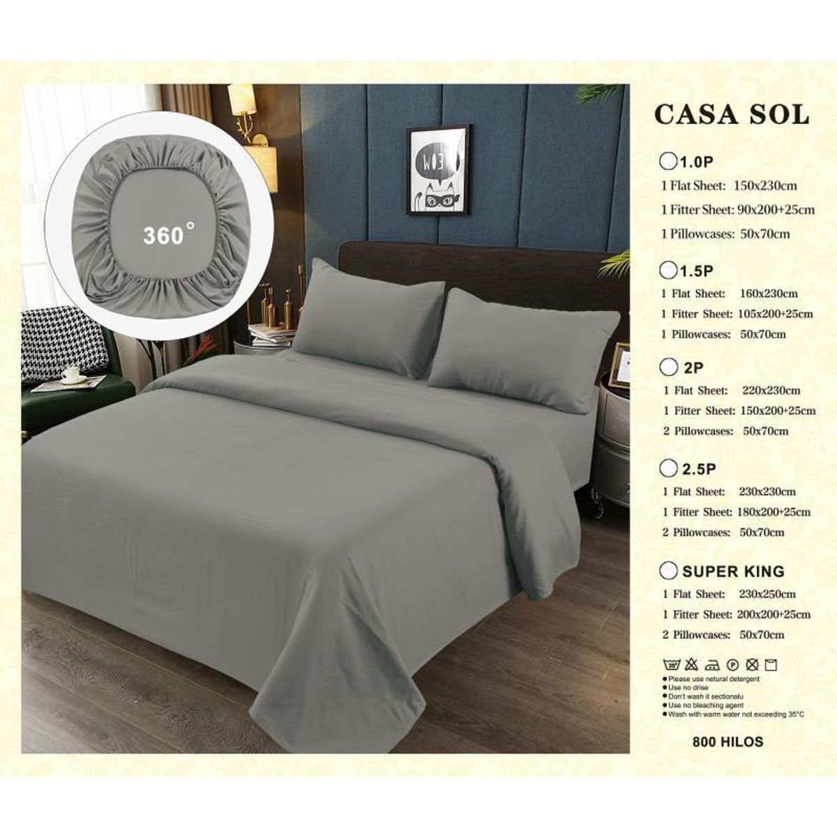 GENERICO - JUEGO DE SABANAS 100% ALGODON  SUAVES Y CÁLIDAS