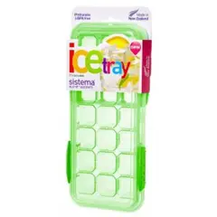 SISTEMA - Cubetera con tapa para 21 hielos - Fabricado en Nueva Zelandia