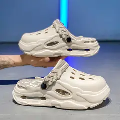 TIOZONEY - Sandalias para hombre -Marrón