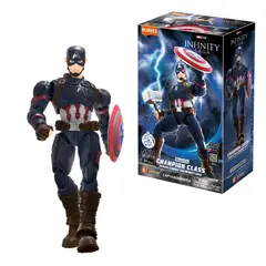 GENERICO - Figura Armable Capitan America Marvel Infinity Saga Blokees