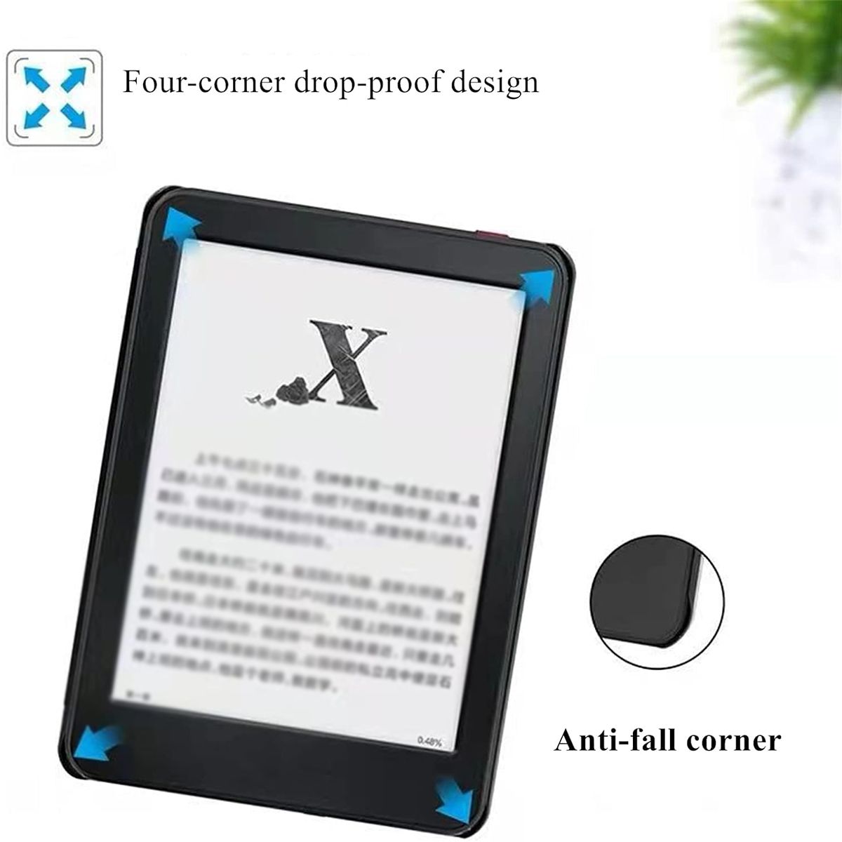 GENERICO - Funda Impermeable De Textura De Lino Para Kindle Paperwhite 5 KPW5