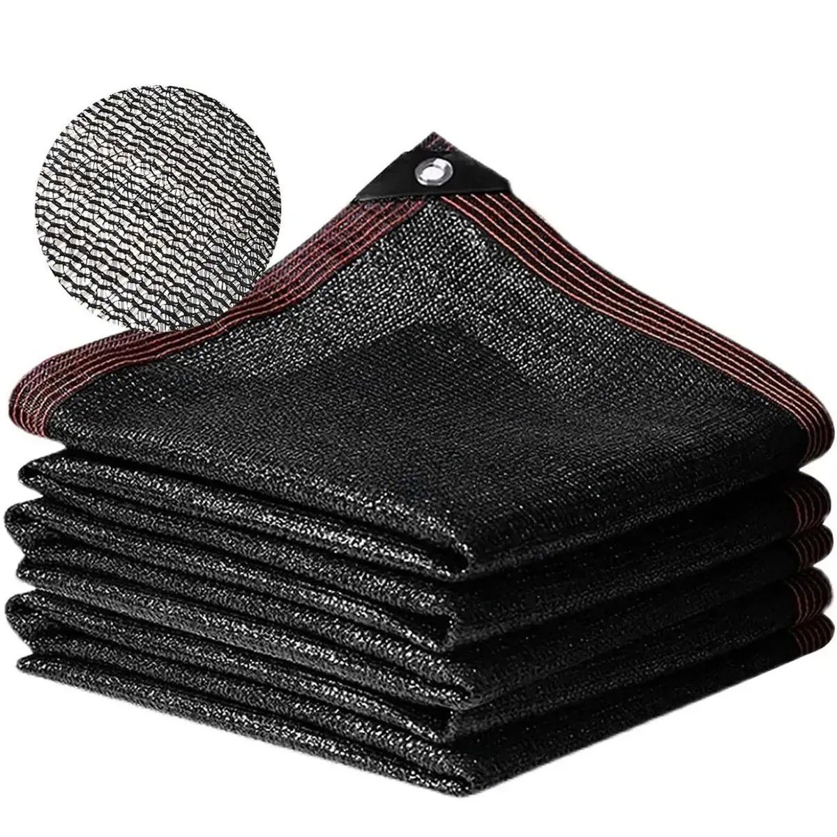 KUANGYE - Malla De Tela Para Sombra Que Bloquea 3mx5m Sombra 90% Negro