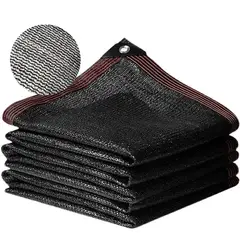 KUANGYE - Malla De Tela Para Sombra Que Bloquea 3mx5m Sombra 90% Negro