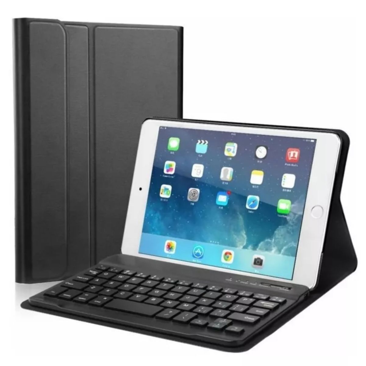 GENERICO - Funda Con Teclado En Español Impermeable y Antigolpes Para iPad 7-9 Generación