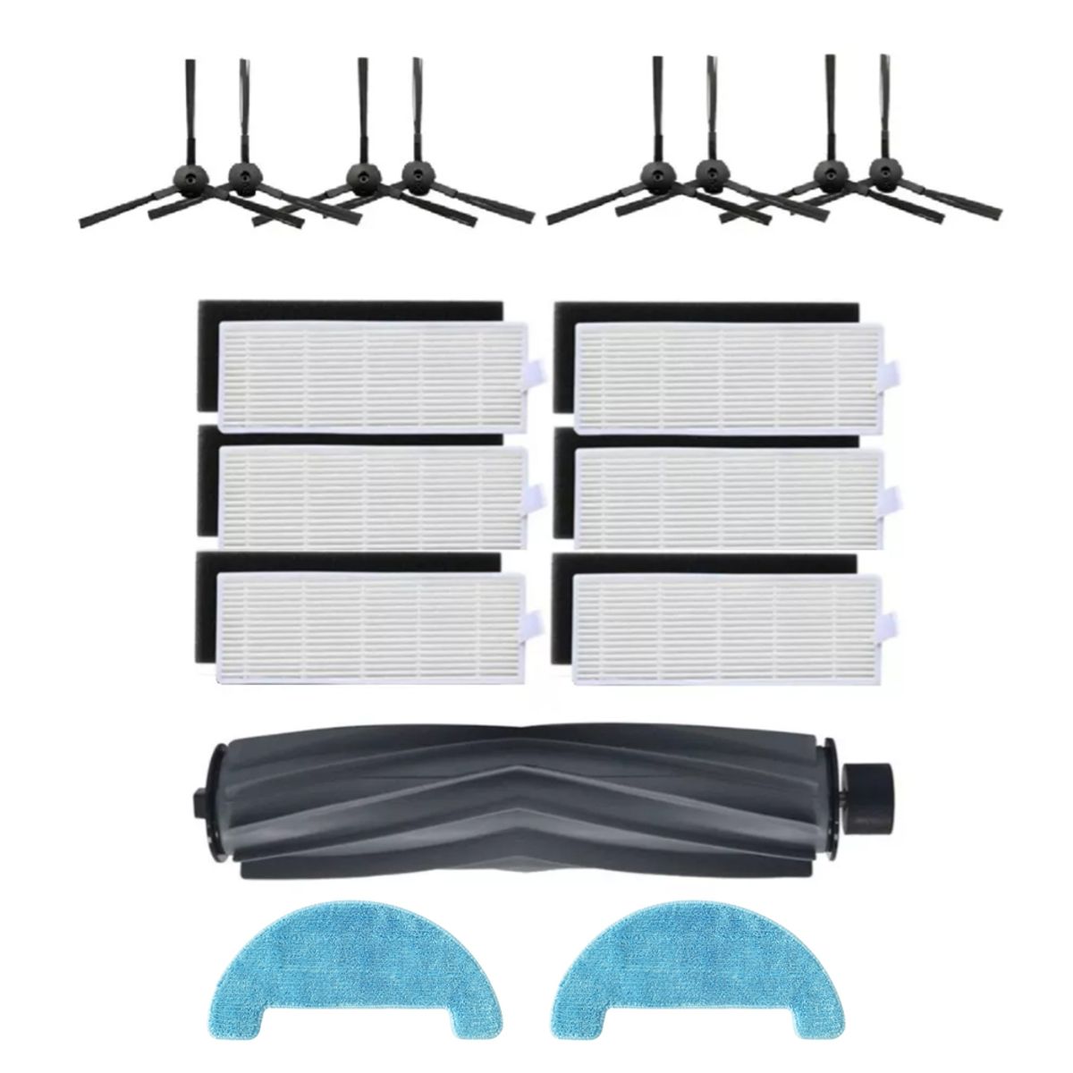 KINDA NICE - Kit 13 Repuestos Para Aspiradora Robot Compatible Con Osoji