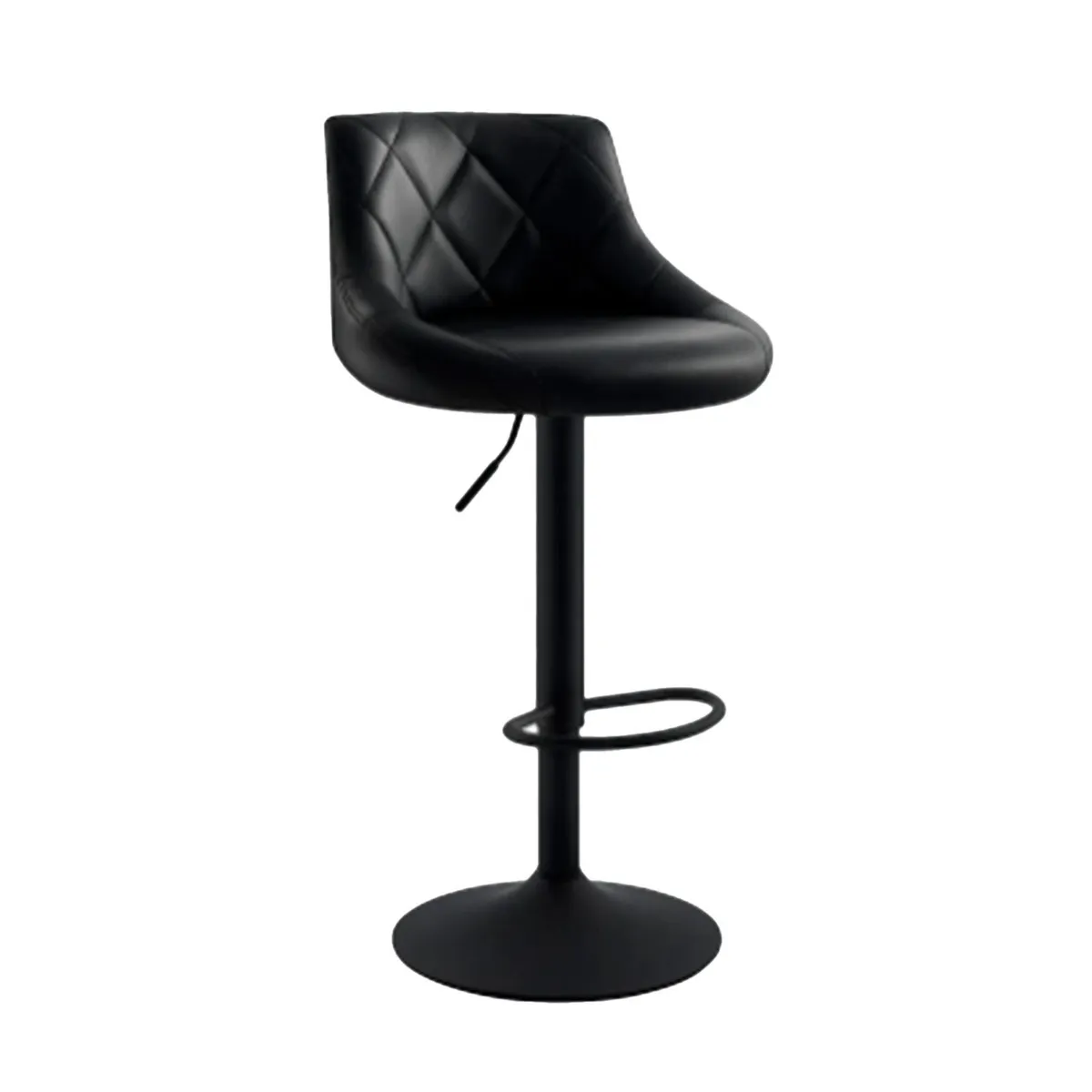 GLOBAL LATIN GROUP - Piso Bar taburete Base Negra Giratorio y Ajustable