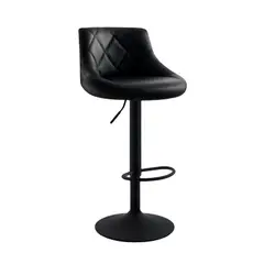 GLOBAL LATIN GROUP - Piso Bar taburete Base Negra Giratorio y Ajustable
