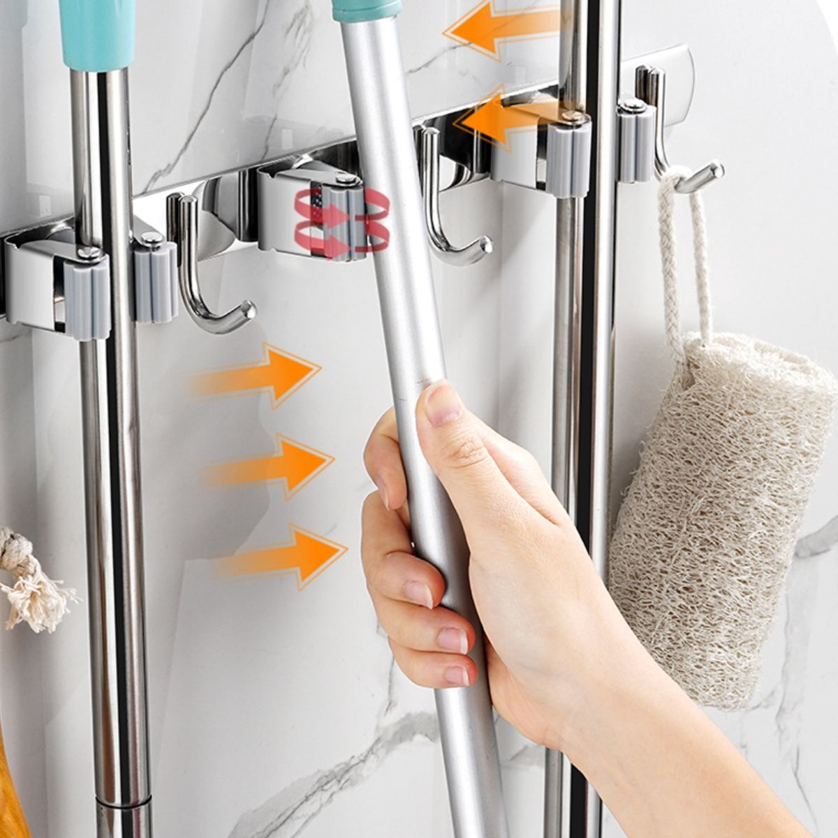 KINDA NICE - Organizador De Baño De Pared No-punch