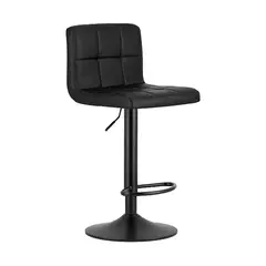 GLOBAL LATIN GROUP - Silla de Bar con Base Mate y Altura Regulable Diseño Moderno