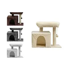 GENERICO - Rascador árbol para gatos 56x30x51cm Color Marron