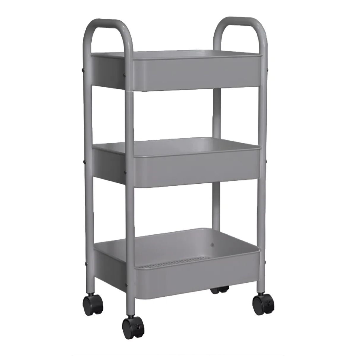 OKAY - Organizador De Gabinetes De Cocina Mp 3 Niveles X1 Gris De 75cm X 40cm X 32cm Soporta Hasta 20kg