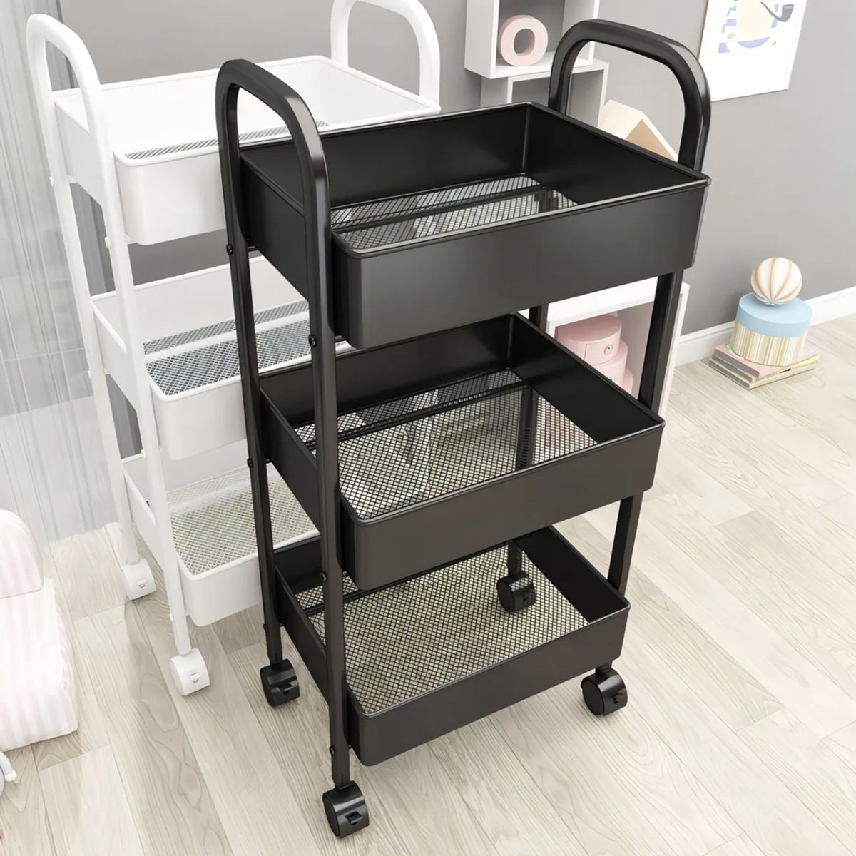 OKAY - Organizador De Gabinetes De Cocina Mp 3 Niveles X1 Gris De 75cm X 40cm X 32cm Soporta Hasta 20kg