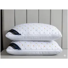 GENERICO - ALMOHADA BLANCA DE 2 ALMOHADAS PREMIUM SUAVES Y COMODAS TF
