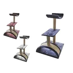 GENERICO - Rascador árbol para gatos 48x38x85cm Color Rojo