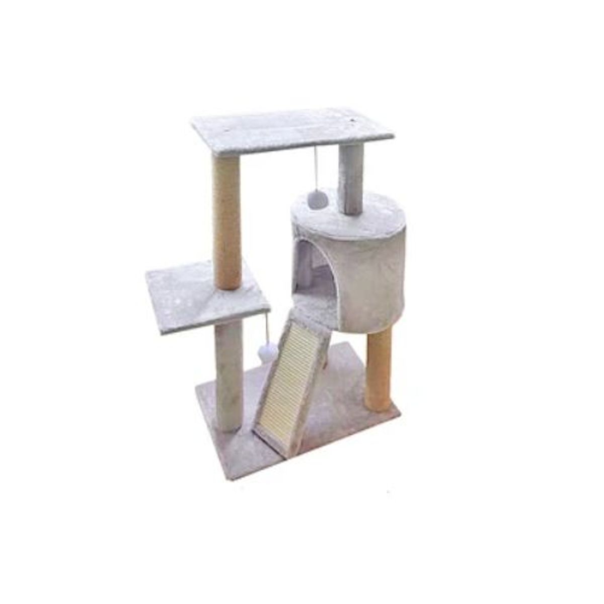 GENERICO - Rascador árbol para gatos 50x30x84cm