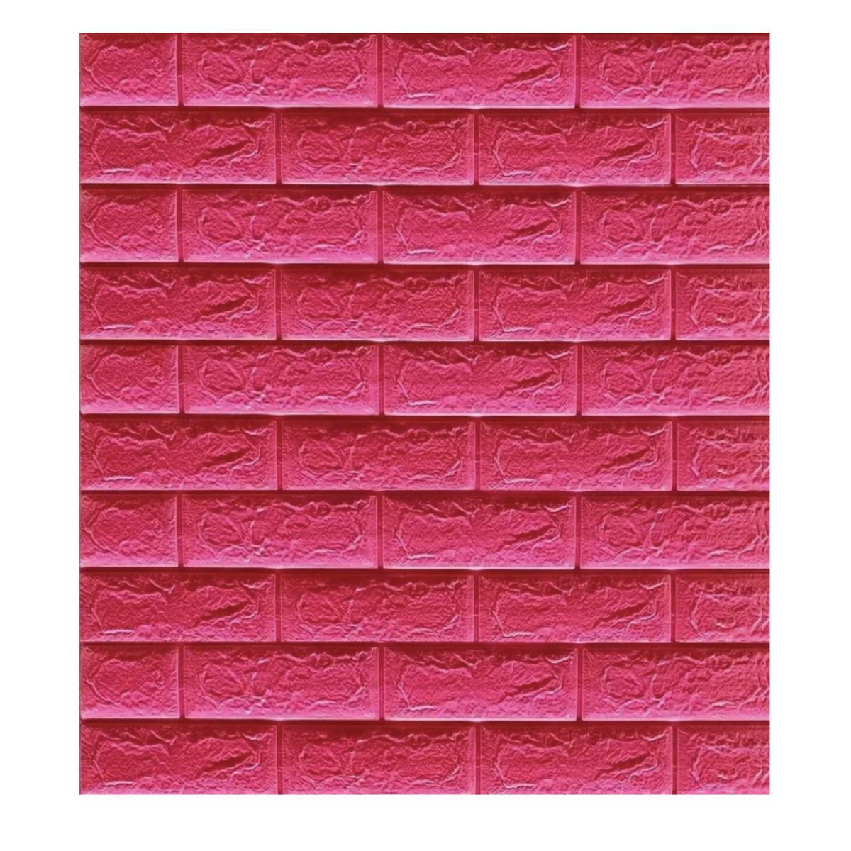 OKAY - Pack 10 Lamina Papel Mural Autoadhesivo 3d Ladrillo 70x77