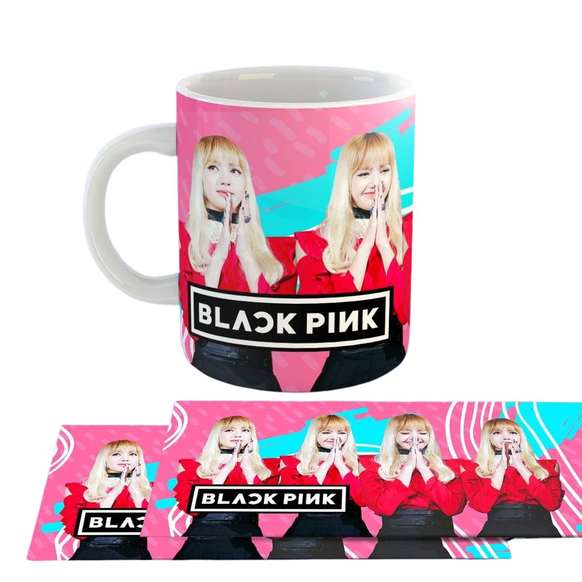GENERICO - Taza Ceramica 11oz K-Pop Insp Blackpink Duo RT