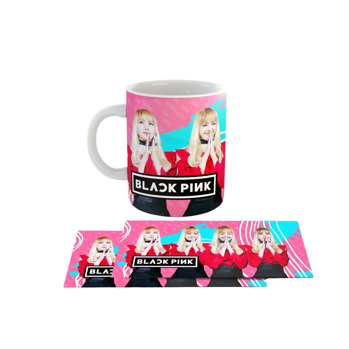 GENERICO - Taza Ceramica 11oz K-Pop Insp Blackpink Duo RT