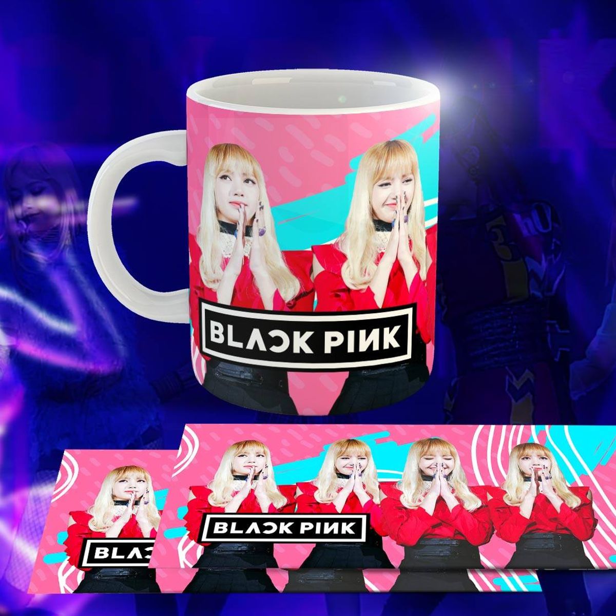 GENERICO - Taza Ceramica 11oz K-Pop Insp Blackpink Duo RT
