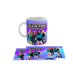GENERICO - Taza Ceramica 11oz K-Pop Insp Blackpink Morado