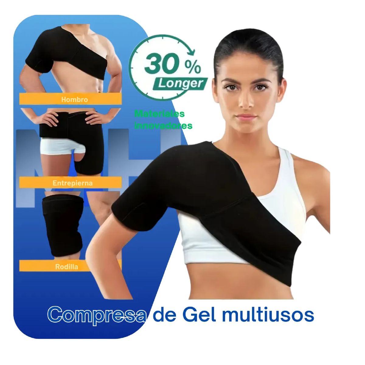 GENERICO - Compresa De Gel Multiusos Frio-calor Hombro Rodilla Cadera