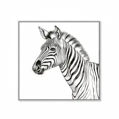 GENERICO - Cuadro Decorativo Caballo 40cm×40cm