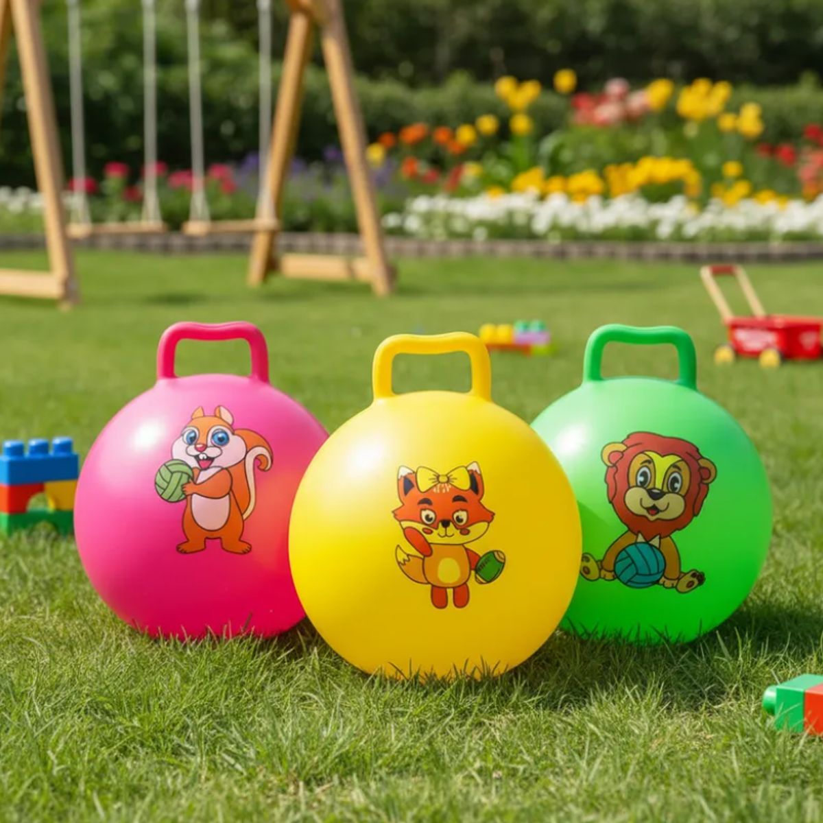 GENERICO - Pelota Saltarína Canguro Inflable Juguete Para Niños 25cm