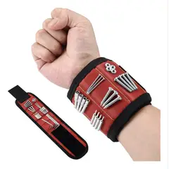 OKAY - Pulsera Muñequera 15 Magnética Sujeta Herramientas Tornillos