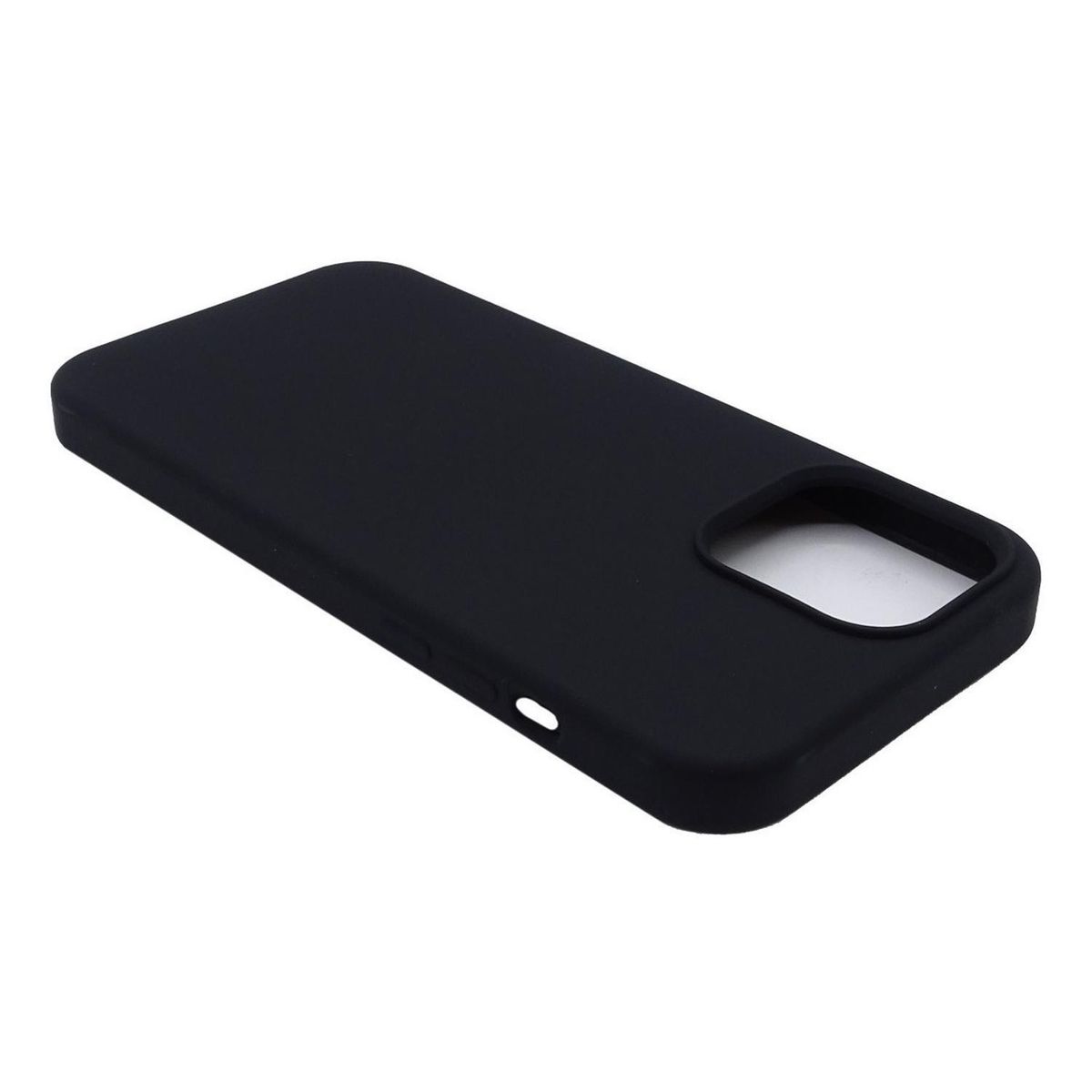 GENERICO - Carcasa para iPhone 13 Pro Max Silicona Liquid Antigolpes - Negro