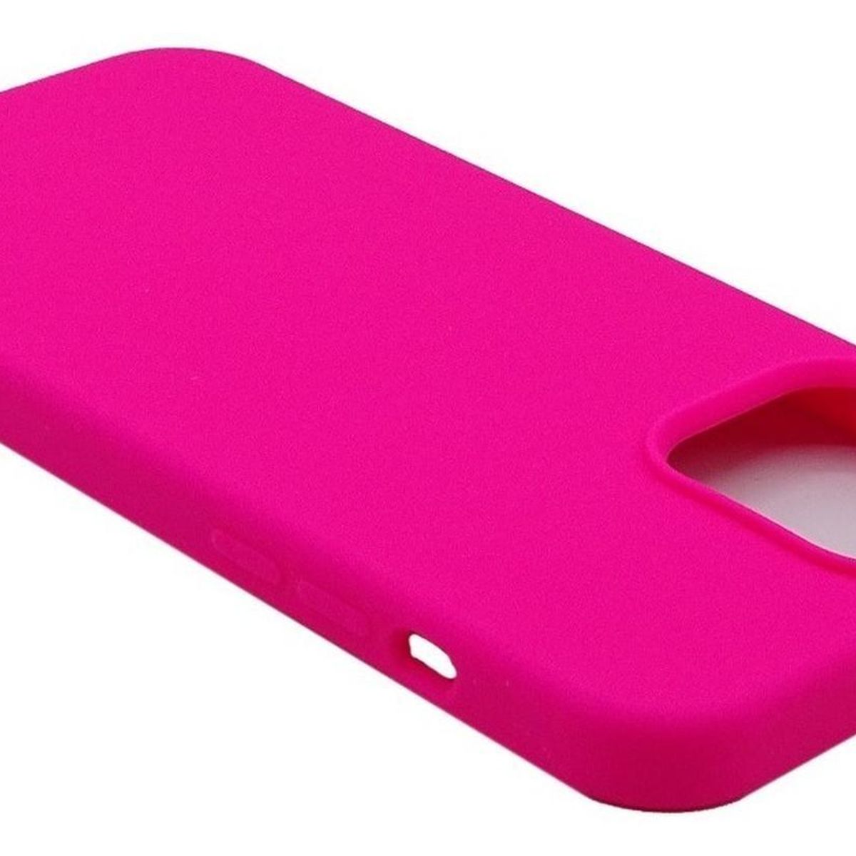 GENERICO - Carcasa para iPhone 13 Pro Max Silicona Liquid Antigolpes - Fucsia