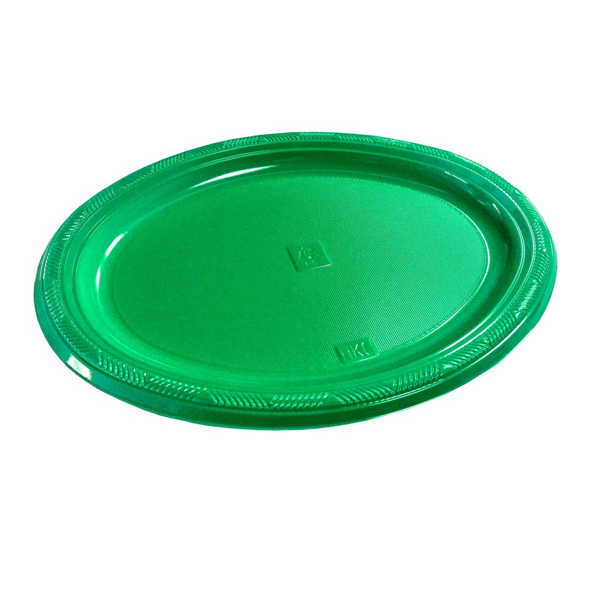 GENERICO - BANDEJA OVALADA GRANDE VERDE X3 UNI