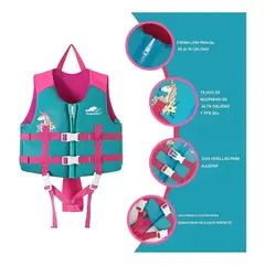 GENERICO - Chaleco TallaXL Flotador Salvavidas De Natacion Para Niños Y Niñas