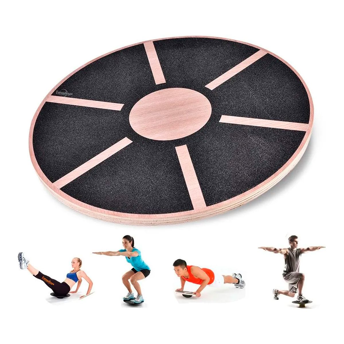 ESHOPANGIE - Tabla Disco Equilibrio Balance Madera Fisioterapia Fitness