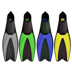 GENERICO - Aletas de Natación Buceo Cortas TPE + PP COLOR-GRIS-XL