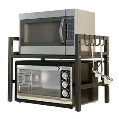 ESHOPANGIE - Estante Repisa Extensible Horno Microondas Organizador Rack