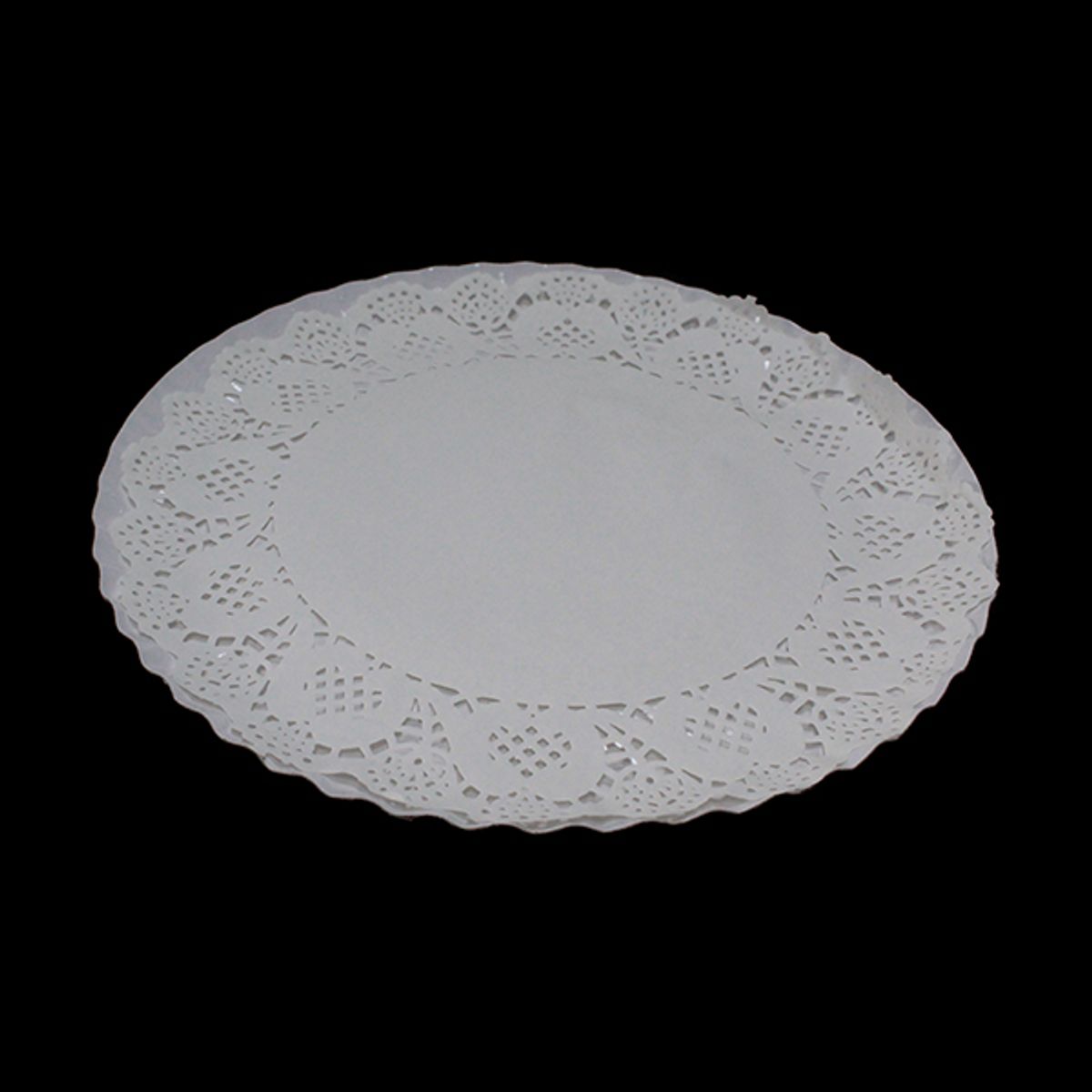 GENERICO - BANDEJA REDONDA BLONDA 30 CM BLANCO X1 UNI