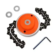 ERUX - Cabezal Trimmer Con Cadena Para Orilladoras Naranja