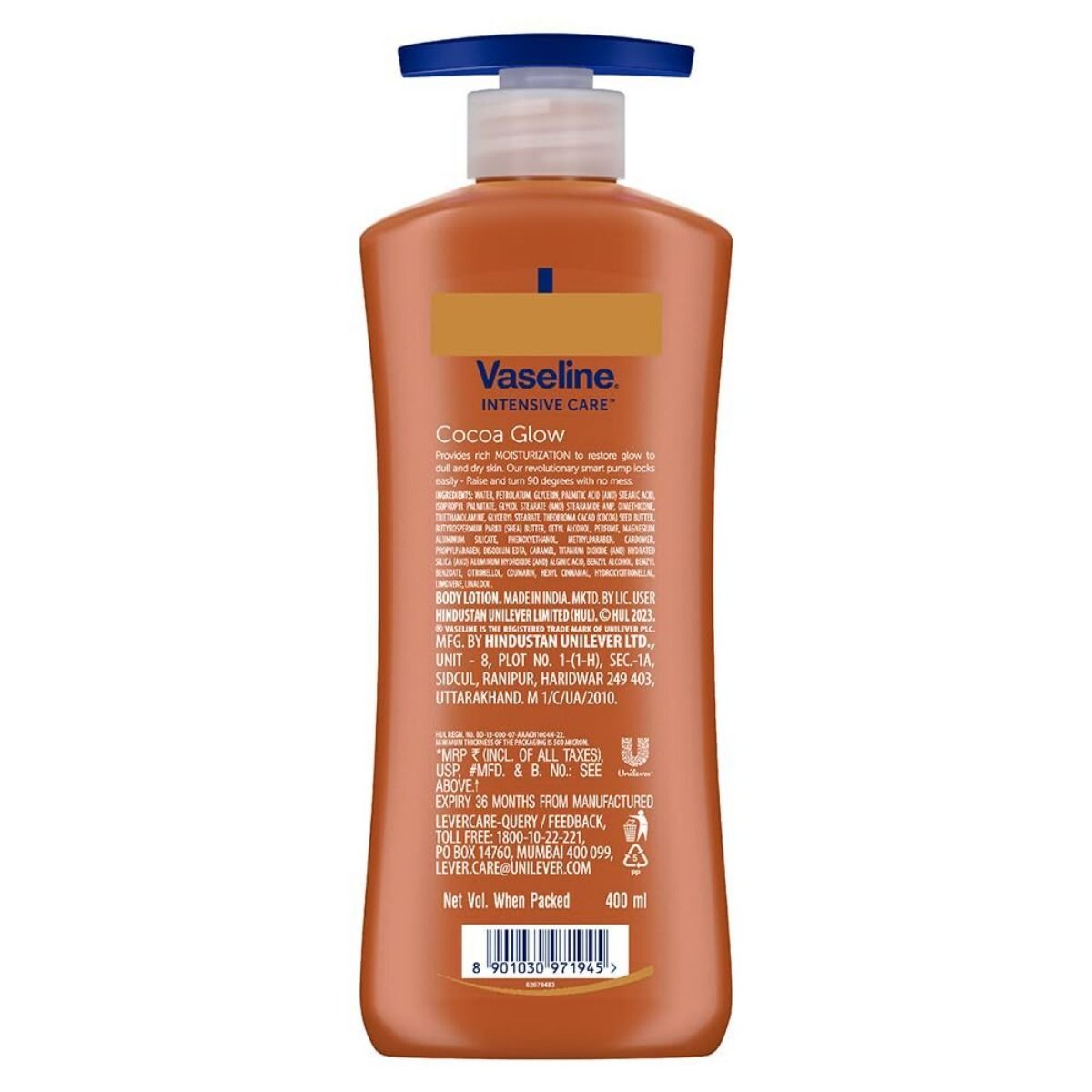 VASELINE - Vaseline Crema Corporal Reparadora Cocoa Glow 400 ml