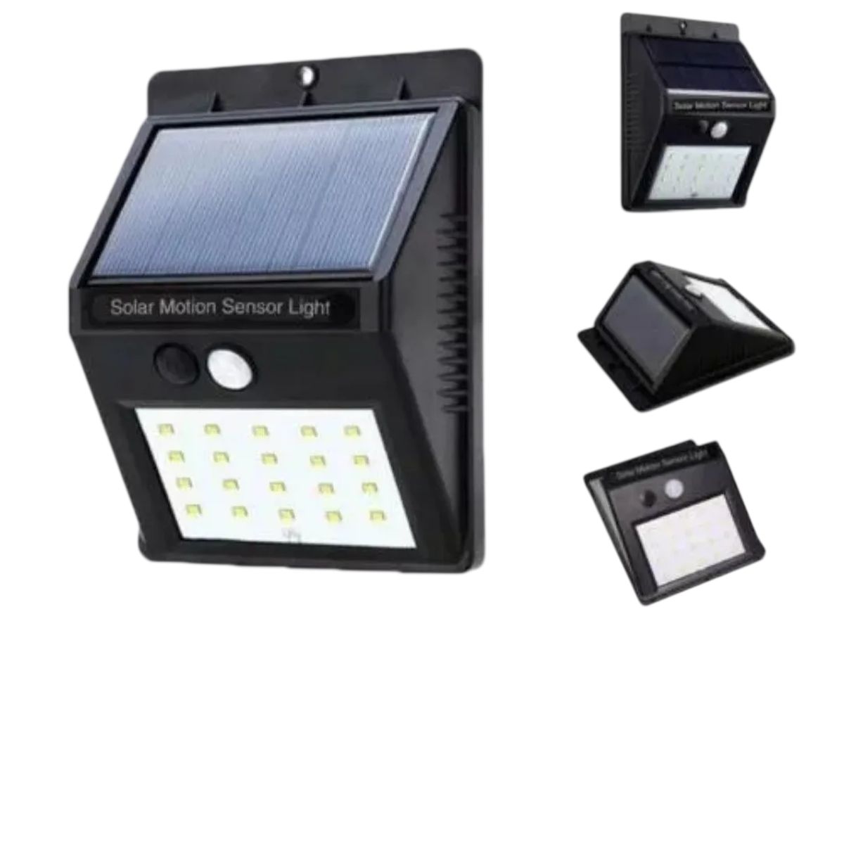 GENERICO - Aplique Foco Led Solar Con Sensor De Movimiento Exterior