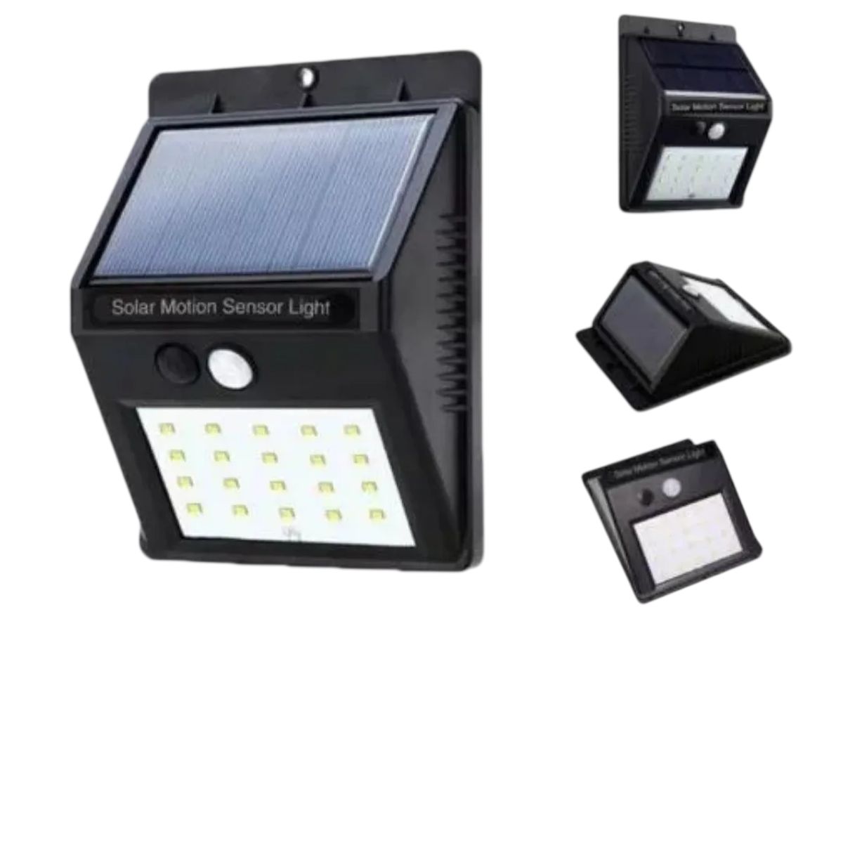 GENERICO - Aplique Foco Led Solar Con Sensor De Movimiento Exterior