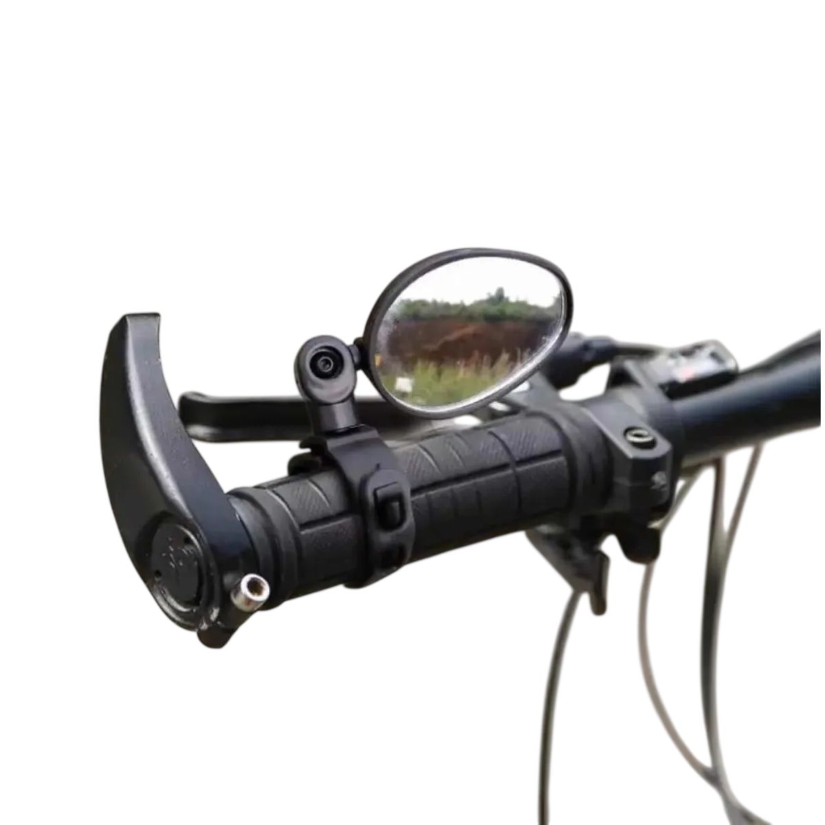 GENERICO - Espejo Retrovisor Lateral Para Bicicleta 360 Ciclista Negro