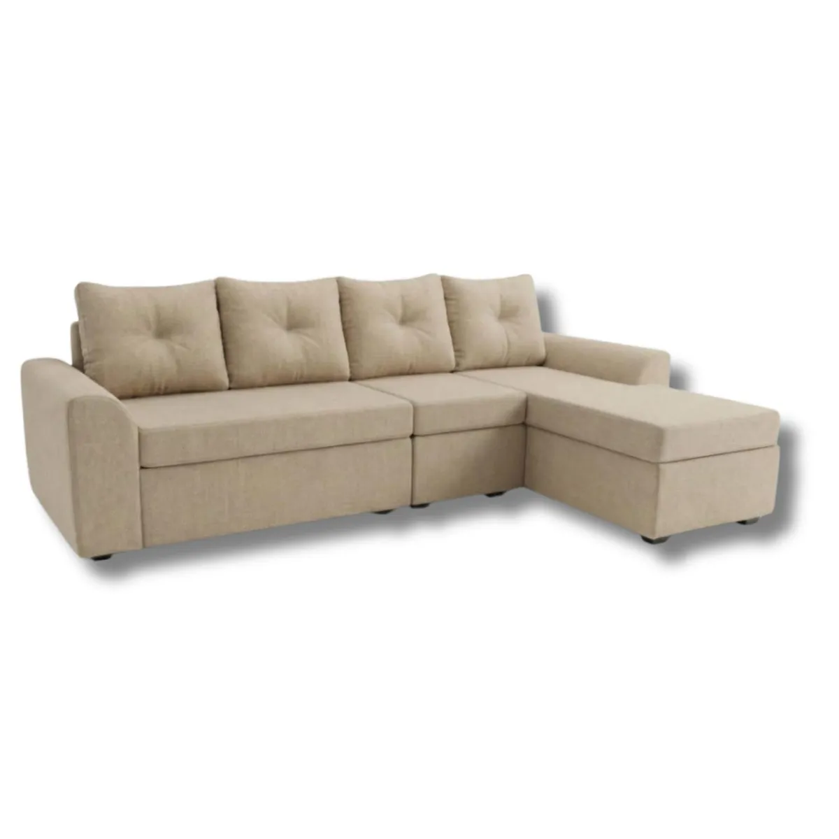DECO OUTLET - Seccional Modular Bruselas 4.1 en Felpa