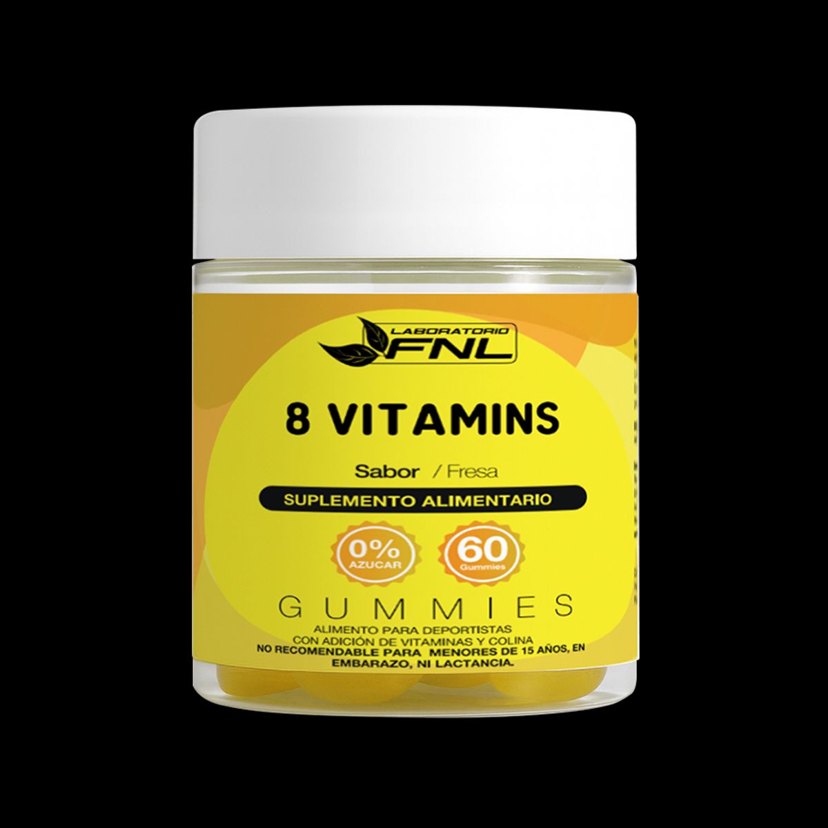 FNL - FNL Suplemento Alimenticio 8 Vitamins formato gomitas 60 unidades