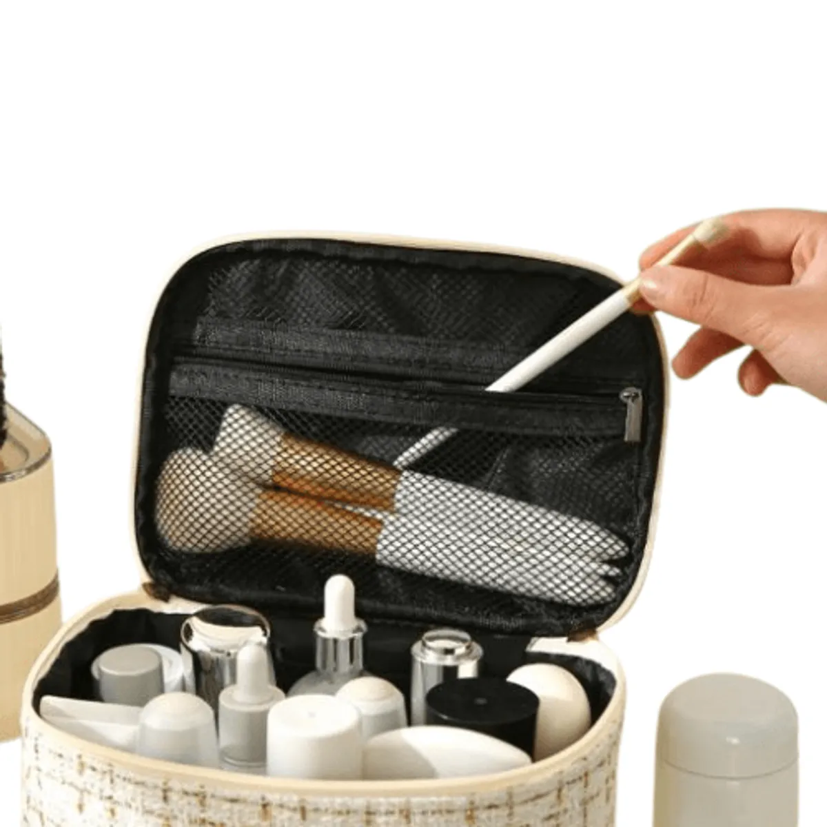 GENERICO - Neceser Maquillaje Organizador  Cosmetiquero Elegante con Cierre