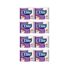 ELITE - Pack 32 Rollos Papel Higiénico 50 mts Doble Hoja Ultra Suave