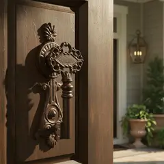 BRIC - Adorno Llamador Timbre De Puerta Vintage